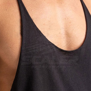 Classic Cotton <b>Men</b> Gym <b>Singlet</b> Sleeveless Breathable Quick-Dry 220g Training Top <b>for</b> Bodybuilding Fitness Running Sports Regular - Product Image 6
