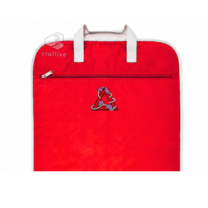 Delta | Sigma |   Bolsa para Ropa Bordada para Mujer de Theta Sorority, Funda Protectora Plegable a Prueba de Polvo para Trajes de Viaje con Cremallera Completa - Product Image 3