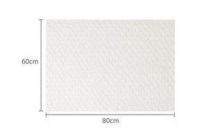 Tampon absorbant industriel robuste pour huile diesel, en polypropylène hydrophobe, modèle personnalisable OEM, 100 tampons/carton - Product Image 2