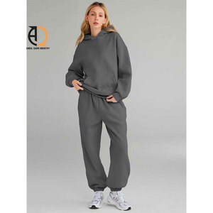 Conjunto Deportivo Personalizado con Logotipo para Mujer, de Color Sólido, Holgado y Cómodo, para Entrenamiento, Fitness y Deportes al Aire Libre - Product Image 2