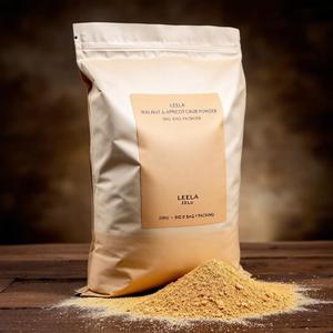 Poudre exfoliante à l'abricot et à la noix – Poudre à base de plantes 100 % naturelle - Product Image 3