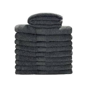 Serviette de Visage en Coton Gris Tricoté de Luxe pour Spa, Douce, Séchage Rapide, Utilisation en Salon de Beauté - Product Image 1