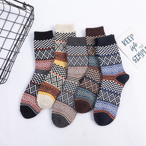 Calcetines de esquí térmicos de invierno para hombre y mujer, de algodón grueso y acolchado, ecológicos, con lazo, para senderismo, camping y jóvenes. - Product Image 5