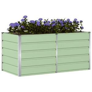 Fioriera in Acciaio Verde 160 x 80 x 75 cm per Vasi e Fioriere - Product Image 3