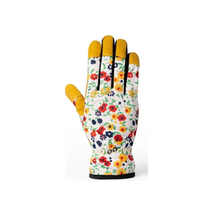Guantes de Jardinería con Estampado Floral, Palma de Cuero, Dedos Completos, para Plantar y Cuidar el Jardín, Logotipo Personalizado, OEM, ODM, Suministro al por Mayor - Product Image 3