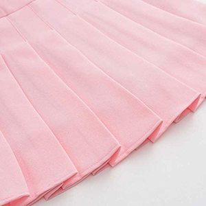 Precio de Venta caliente Vestido de tenis para mujer con pantalones cortos interiores Ropa deportiva Falda Traje para falda de algodón de tenis - Product Image 6