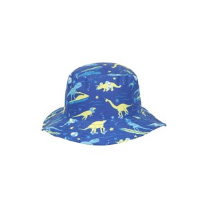 Sombrero de Pescador Azul para Niños, Unisex, Casual, para Playa, Verano, Poliéster, Estilo Animal - Product Image 3