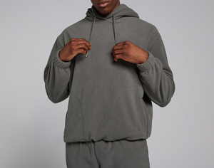 AGNI INDUSTRY Custom Wholesale High Demand Trendy <b>Men</b> Premium Fleece 100% Cotton <b>Skinny</b> Fit Tracksuit Set Hoodie <b>Jogger</b> Pants - Product Image 3