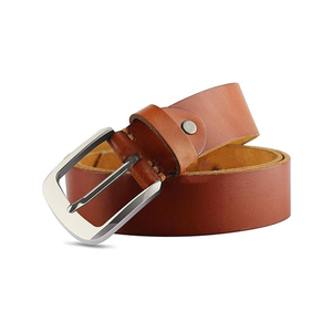 Ceinture en cuir pour homme avec boucle personnalisée, sangle ajustable, ceinture décontractée et habillée de qualité supérieure, vente en gros, produit en cuir véritable - Product Image 3
