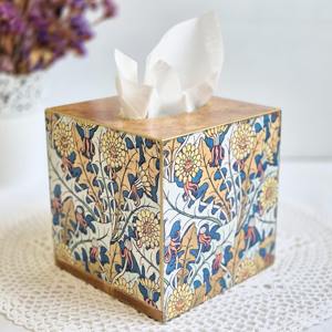 Caja de pañuelos de madera con diseño de cartas de póker para decoración de sala de juegos, accesorio al por mayor - Product Image 5