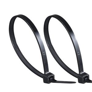 100 पीसी ब्लैक ज़िप संबंध पुनः प्रयोज्य 6 इंच भारी शुल्क नायलॉन ज़िप संबंध बाहरी रेबल प्लास्टिक टाई छोटे आकार को लपेटता है - Product Image 2