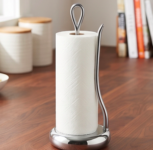 Support de serviettes en métal et bois, porte-serviettes en papier pour comptoir, adapté à la cuisine, à la salle à manger, à la maison et aux fêtes de mariage - Product Image 2