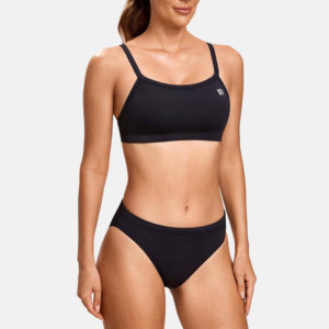 High Quality Women's Plus Size Backless <b>Thong</b> Bikini Swimsuit Underwire Spandex/Nylon Material Breathable Eco-Friendly 2-Piece - Product Image 3