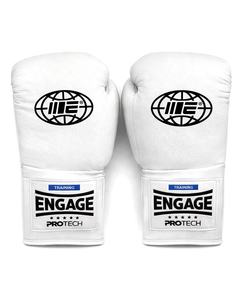 Guantes de Boxeo Engage Brand con Cordones para Entrenamiento Profesional, Sparring y Ejercicios con Saco de Boxeo, Diseño Duradero en Cuero PU - Product Image 1