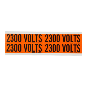 Étiquettes adhésives durables Brady 2300 Volts pour conduites et tensions, pour la sécurité électrique - Product Image 2