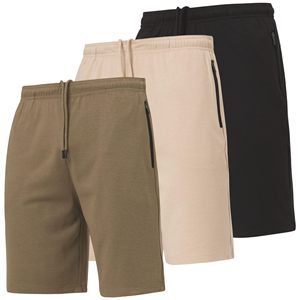 Shorts de survêtement décontractés pour hommes, style urbain, en polyester/coton, avec broderie de logo personnalisée, vintage, respirants et écologiques – Meilleures ventes - Product Image 1