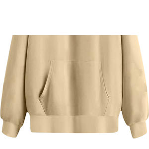 Robe pull molletonnée d'hiver 100 % coton personnalisée pour femme, respirante, coupe-vent, écologique, gaufrée et brodée - Product Image 3