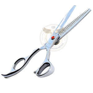 Tijeras de Entresacar Profesionales de 6.5 Pulgadas para Texturizar el Cabello, Acero Inoxidable Japonés, Color Azul - Product Image 1