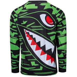 Jersey de Motocross Sublimado, Transpirable, de Poliéster/Nailon, para Carreras de MX y Dirt Bike, Ropa Deportiva de Motociclismo MTB de Secado Rápido, Unisex - Product Image 6