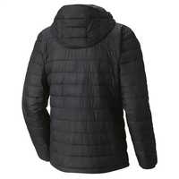 Veste matelassée à capuche noire pour homme, coupe-vent, décontractée, hiver, fermeture éclair, rembourrage en polyester, coupe régulière