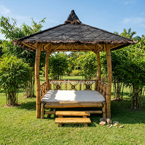 Pérgola de Bambú Natural para Decoración de Jardín y Hogar, Estructura de Bambú para Exteriores, Venta al Por Mayor - Product Image 4