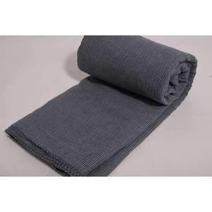 Tissu indien tissé à la main en coton écologique à carreaux gingham, doux et léger, pour couture, quilting, artisanat et confection de robes - Product Image 1