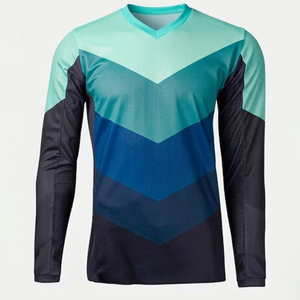 Jersey de Ciclismo MTB Sublimado Personalizado al por Mayor, Jersey de Bicicleta de Montaña para Hombre y Mujer, Jersey de Descenso MTB, Ropa de Ciclismo - Product Image 2