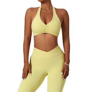 Conjunto de Yoga Personalizado OEM, Ropa Deportiva Elástica en 4 Direcciones, Fabricante, Suministro al por Mayor - Product Image 1