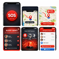 Desarrollo de Aplicaciones de Alerta de Emergencia SOS, Servicio de Software Móvil para Android e iOS para Sistemas de Seguridad