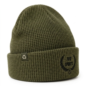 Custom Soft <b>Winter</b> <b>Hat</b> Knitted Beanie Warm Fabric Lightweight Stretchable Comfortable Fit Outdoor Casual Headwear <b>Men</b> Beanies - Product Image 3