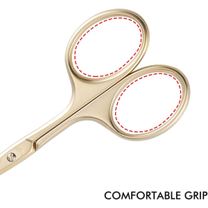 Custom Curved Stainless Steel Beauty <b>Nail</b> <b>Scissors</b> with Sharp Blade Right-Handed <b>for</b> Cuticle Use - Product Image 4