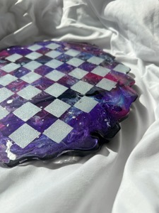 Top Selling Premium Quality Handmade Square Purple Agate Decorative Chess Set <b>Box</b> Gifted for Kids Women Adults <b>Gaming</b> - Product Image 3