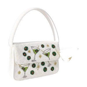 Elegant Handmade Silk Potli Bag Beads Handle Wedding Evening Clutches Return Gift <b>Drawstring</b> <b>Pouches</b> multipurpose Storage Bags - Product Image 1