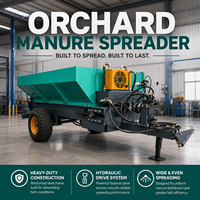 Épandeur de fumier durable à entraînement par tracteur pour l'épandage de fumier sur les terres agricoles et l'élevage
