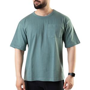 High Quality <b>Men's</b> T-<b>Shirt</b> Comfortable 100% Cotton Crew Neck Multi-Color Custom Logo Short Sleeve <b>with</b> Front <b>Pocket</b> Wholesale - Product Image 6