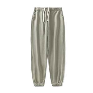 Men's Black Lightweight Mid <b>Elastic</b> <b>Waist</b> Drawstring Sweatpants Casual Joggers Breathable Knitted Cotton Autumn Wear - Product Image 3
