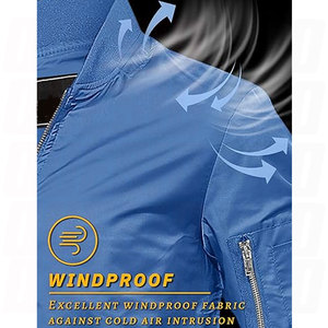 แจ็คเก็ตบอมเบอร์ขายดี มีหลายกระเป๋า ราคาขายส่ง เสื้อกันลมแฟชั่น จำนวนมาก ลดราคาเสื้อผ้า แจ็คเก็ตบอมเบอร์ - Product Image 3