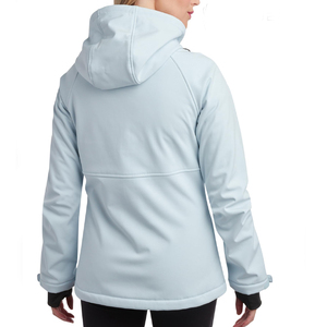 Top Trending Waterproof Hooded Windbreaker <b>Women</b> Softshell <b>Jacket</b> Casual Wear New Collection - Product Image 2