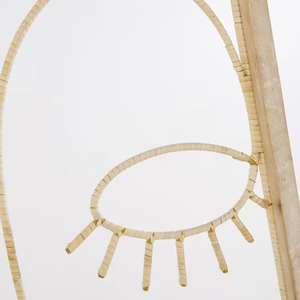 Decoración de pared con rostros abstractos de ratán natural Handwicker, arte decorativo rústico para pared, precio al por mayor desde Vietnam - Product Image 2