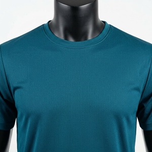 T-shirt de sport pour homme, coupe ajustée, tricoté, séchage rapide, respirant, polyester écologique, léger, pour entraînement athlétique - Product Image 6