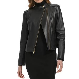 Chaqueta de Cuero para Mujer, 100% Piel de Vacuno Original de Alta Calidad, Nueva, Elegante, de Secado Rápido, para Invierno - Product Image 6