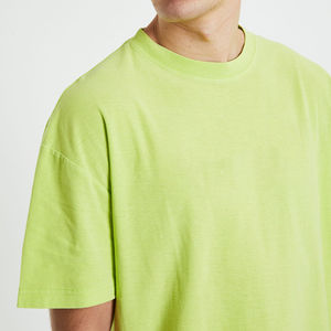T-shirt surdimensionné en coton mélangé à manches courtes, style streetwear - Product Image 4