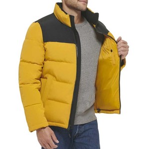 Veste matelassée unisexe sur mesure à col montant et fermeture éclair intégrale, grande taille, en polyester/nylon de haute qualité - Product Image 5