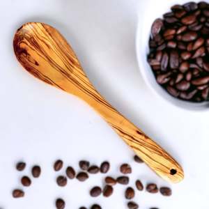 Natural Wooden Spoon Handcrafted Rustic Durable Olive Wood Ladle Eco-Friendly Certified Elegant Kitchen <b>Utensil</b> - Product Image 2