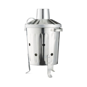 Incinerador de Jardín de Metal Galvanizado, Contenedor para Quemar Basura y Residuos con Tapa para Hojas y Papel, Suministro Directo de Fábrica - Product Image 1