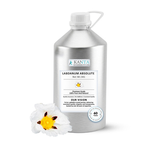 Huile essentielle d'absolue de labdanum 100% naturelle, qualité supérieure, vente en gros, fournisseur fabricant à bon prix - Product Image 1