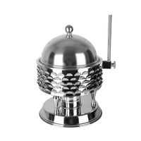 Chauffe-Plat de Luxe avec Lampe Chauffante, Plat de Service en Acier Inoxydable, Distributeur de Soupe, Support de Service pour Traiteur, Hôtel, Restaurant EliteX