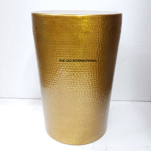 Taburete de Metal Moderno para Sala de Estar, Mesa Auxiliar de Aluminio para Apartamento, Hotel, Restaurante, Cafetería - Product Image 1