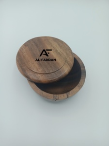 AL-FARDAN Bol à raser en bois fait main Super Badger avec brosse à barbe en poils de blaireau LED pour l'entretien de la barbe masculine, taille et couleur personnalisables - Product Image 6