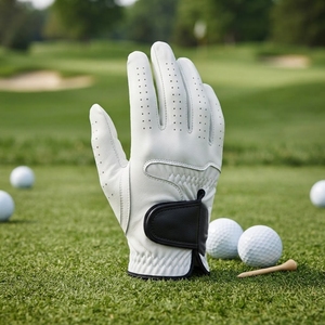 Premium Cabrita Leather Men's Full Finger Breathable Anti-Slip Professional Golf Glove High Quality - Product Image 6
